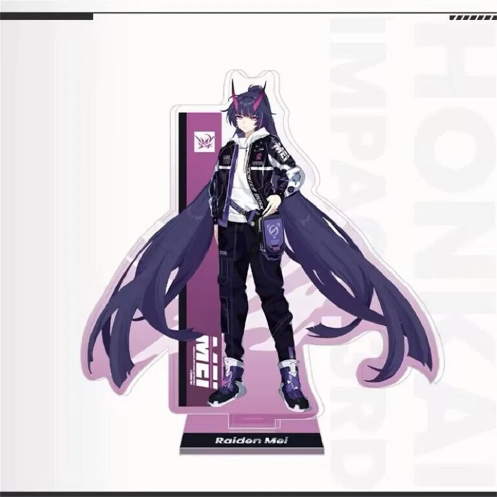 Genuine Figure Game Honkai Impact 3rd Cosplay MIHOYO Stand Elysia Kiana Mei Durandal Acrylic Statue Anime Accessories New 15cm