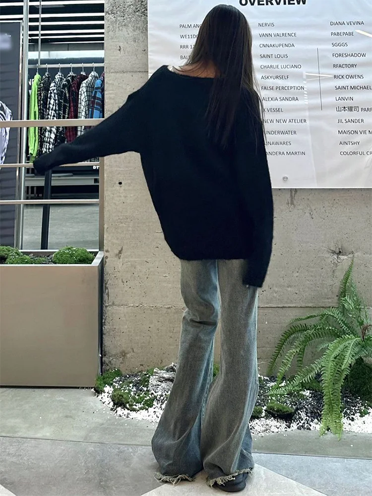 

White Jeans For Women Tie Dye Bleached Irregular Design Gradient Multi Color Female Denim Fashion Unique Art Cool Artistic