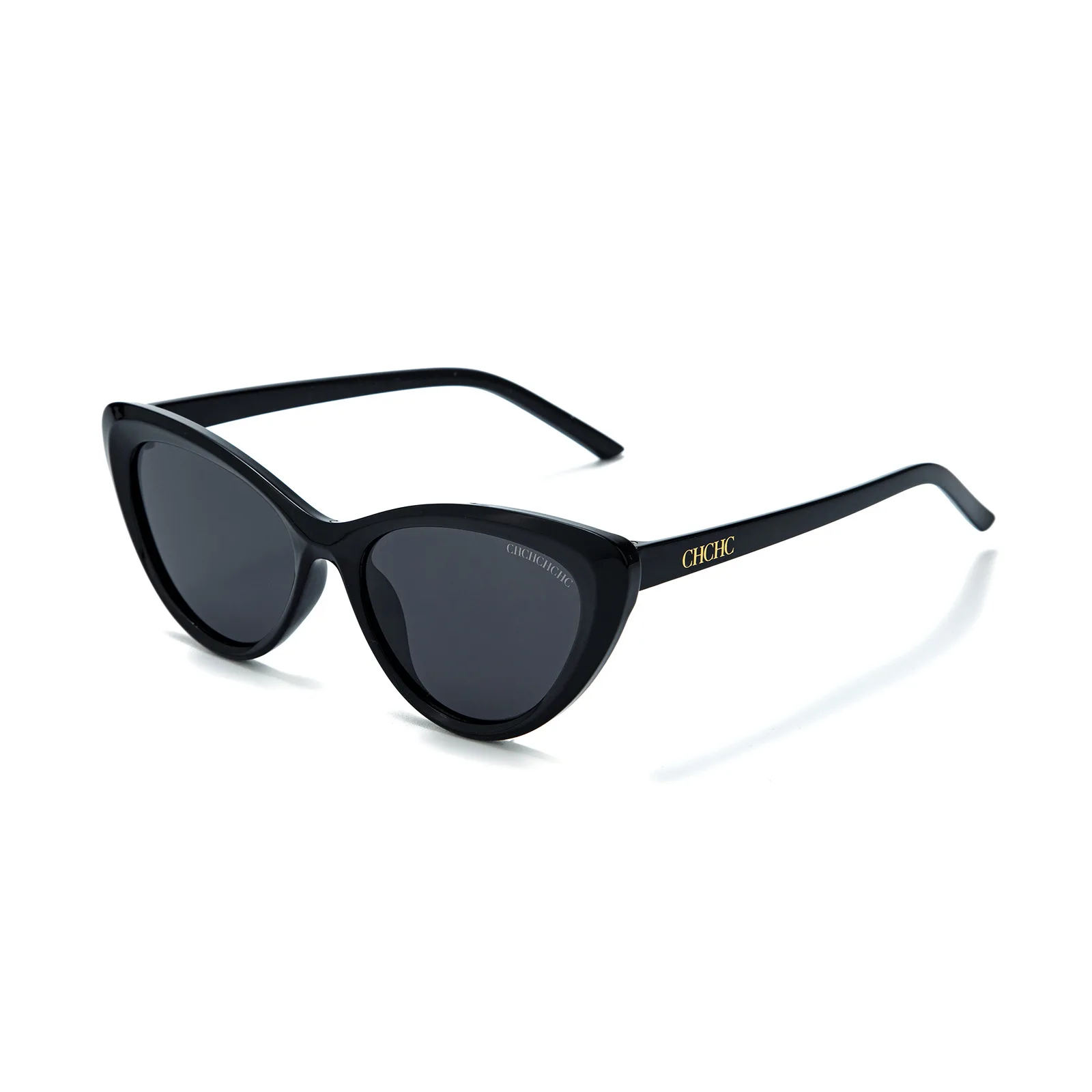 

Triangular Cat Eye Sunglasses for Round Face, Oversized Frame with UV Protection, Flattering TikTok Viral Sun Glasses