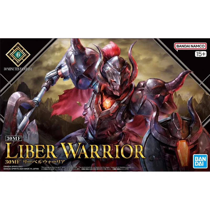 Bandai Original 30MF Model Kit Anime Figure LIBER WARRIOR Action Figures Toys Collectible Gift for Children