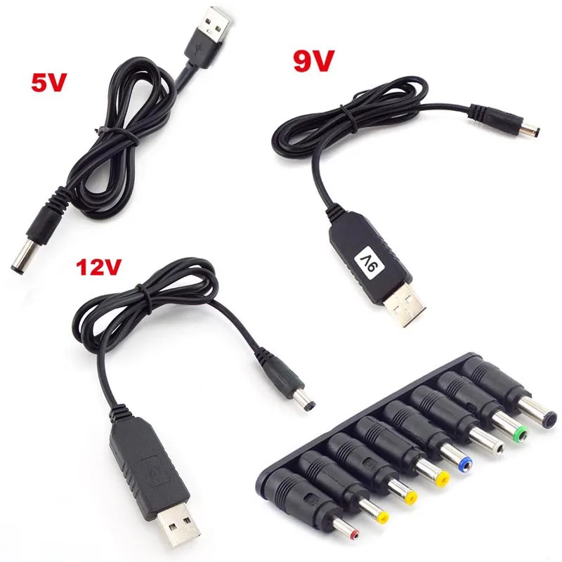 USB to DC 전원 케이블, 범용 USB to DC 잭 충전 케이블, 전원 코드 플러그 커넥터 어댑터, 라우터 미니 선풍기 스피커 w28