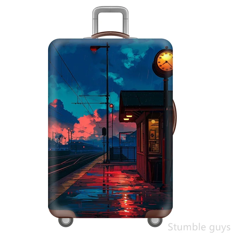 

Protective Elastic Luggage Cover Washable Anti-Wear Dustproof Suitcase Protector Sturdy For All Trip Types 18-32 Inch