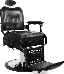 Wholesale Salon Hair Chair Classic Barber Chairs Leather Fashionable Customized Style Beauty Modern Barber Shop Furniture