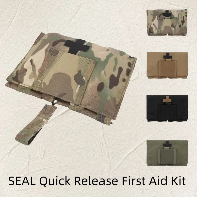 SEAL Quick Release First Aid Kit Outdoor MOLLE Waist Quick Release First Aid Kit