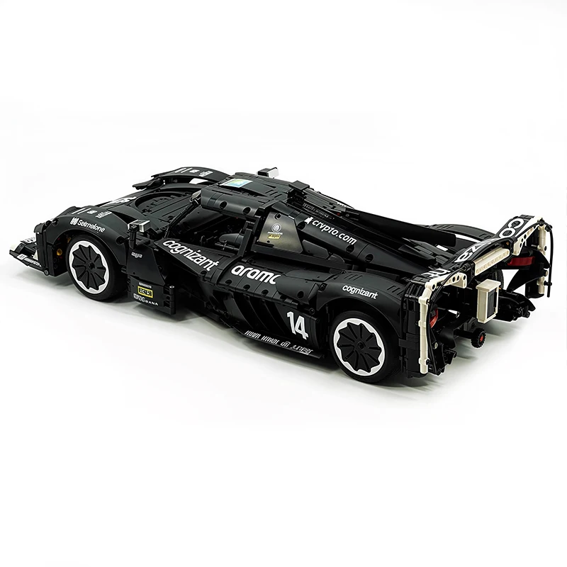MOC Y18006 テクニカルレーシングスポーツ車両 1:8 モデル AMR プロハイパーカービルディングブロック組み立てるパズル DIY おもちゃクリスマスギフト子供
