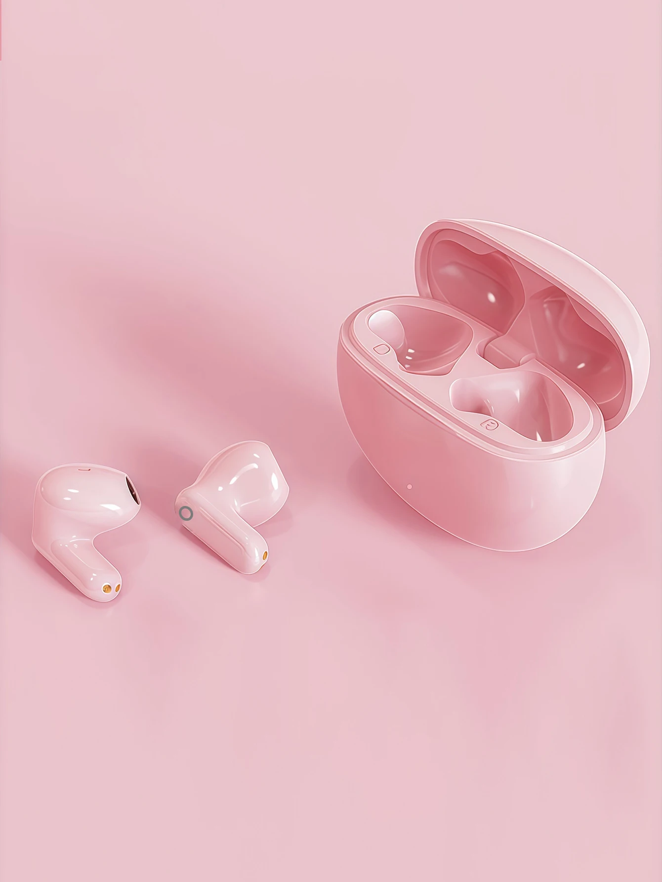 سماعات أذن بلوتوث TWS ميكروفون لاسلكي مع خاصية إلغاء الضوضاء داخل الأذن تصميم رياضي لاسلكي اختيار مثالي للهدايا