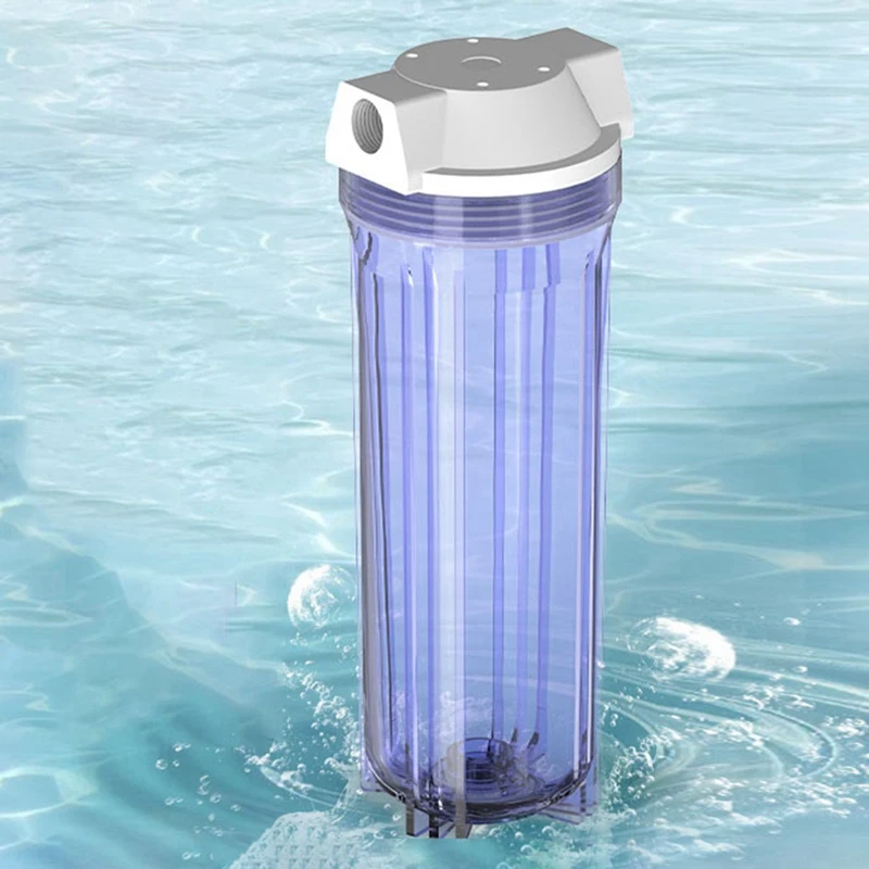 HOT 10Inch Prefilter Water Filter Bottle Explosion-Proof Bottle Water Filter Parts Connector G1/2Inch Interface Filter Shell