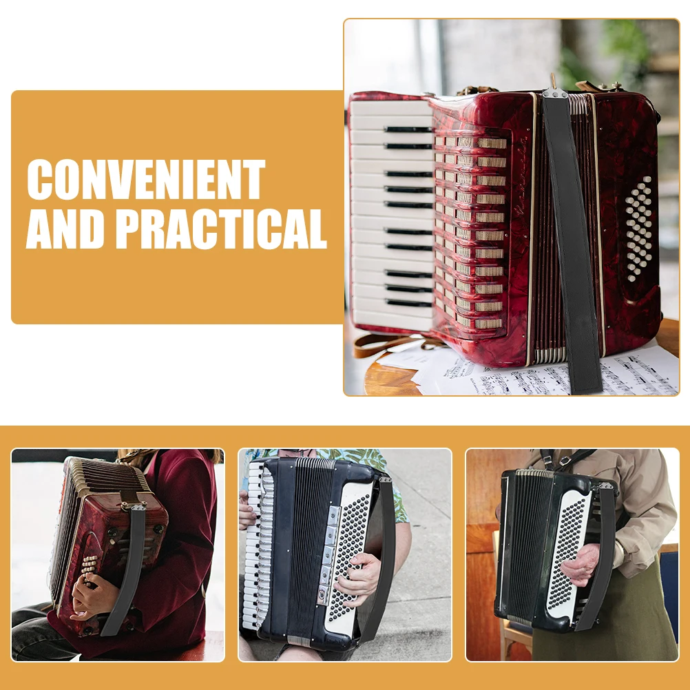 

Soft Adjustable Accordion Bass Strap Left Hand Belt Durable Replacement Parts Comfortable Hand Straps For Piano