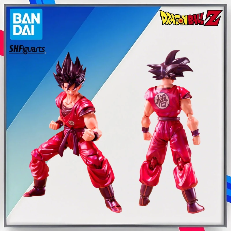 

Original Dragon Ball SHF Red Son Goku Kaioken Action Figure Anime Model Toy Gift SH Figurats