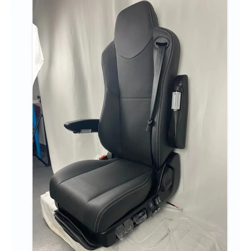 High Quality Luxury Air Suspension Driver Seat Fit Semi Pickup Trucks