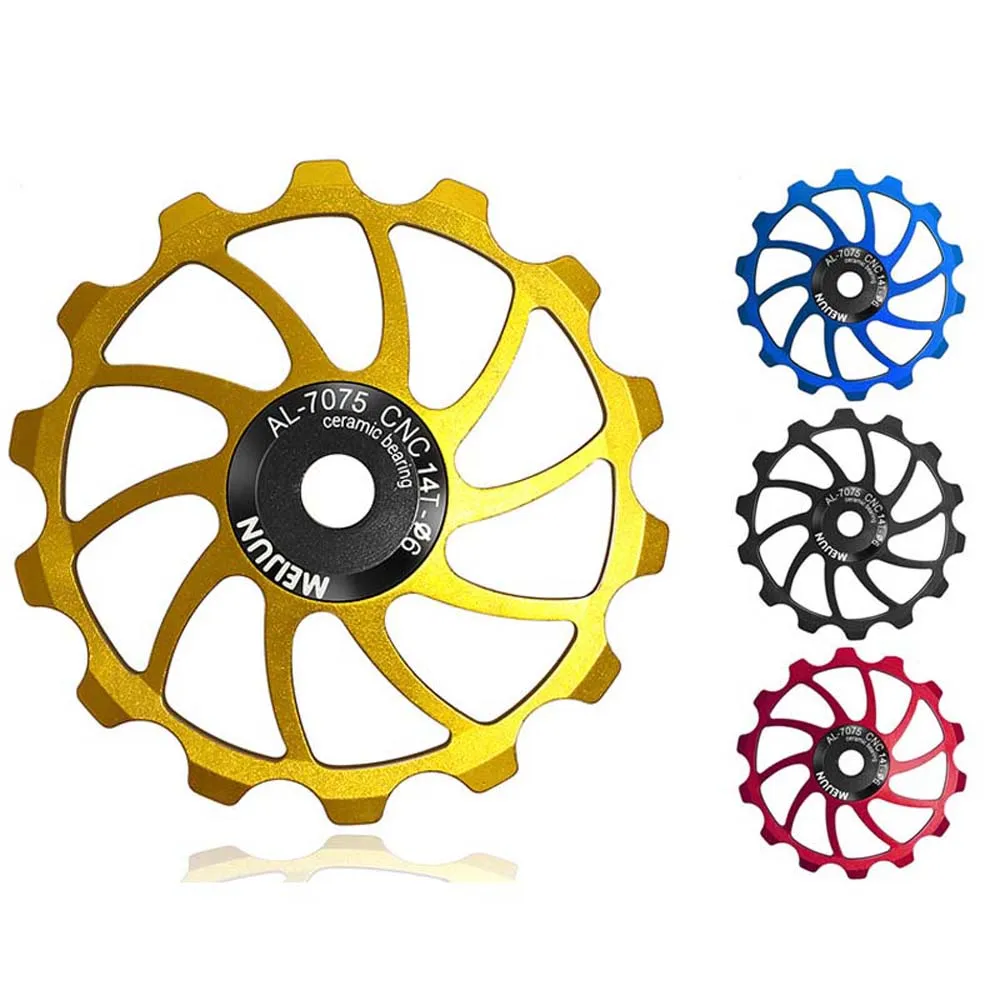 

Cycling Mountain Bike Pulley Wheel Bicycle Parts Transmission Ceramics Guide Wheel Rear Derailleur Guide Roller Bearing