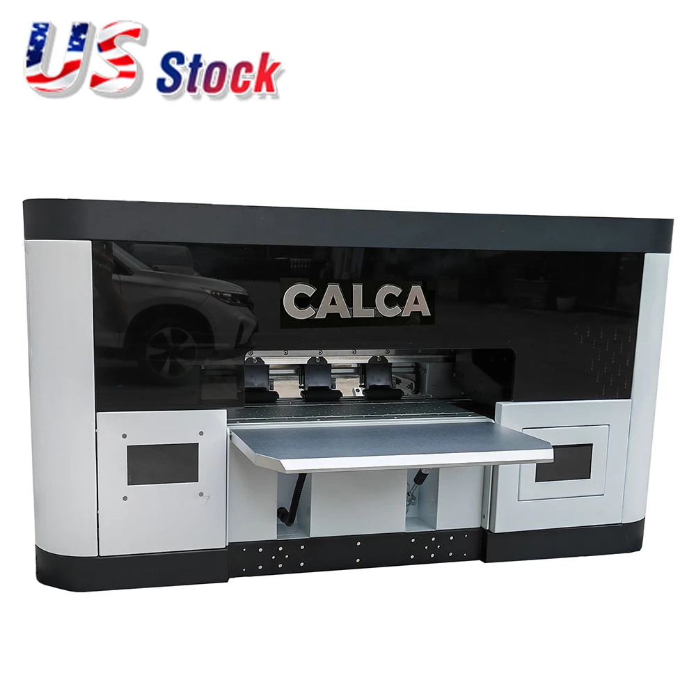 US Stock CALCA Star 13in DTF Printer With Dual XP-600 Printheads DTF Printing Machine for T-shirts Heat Transfer Press Print