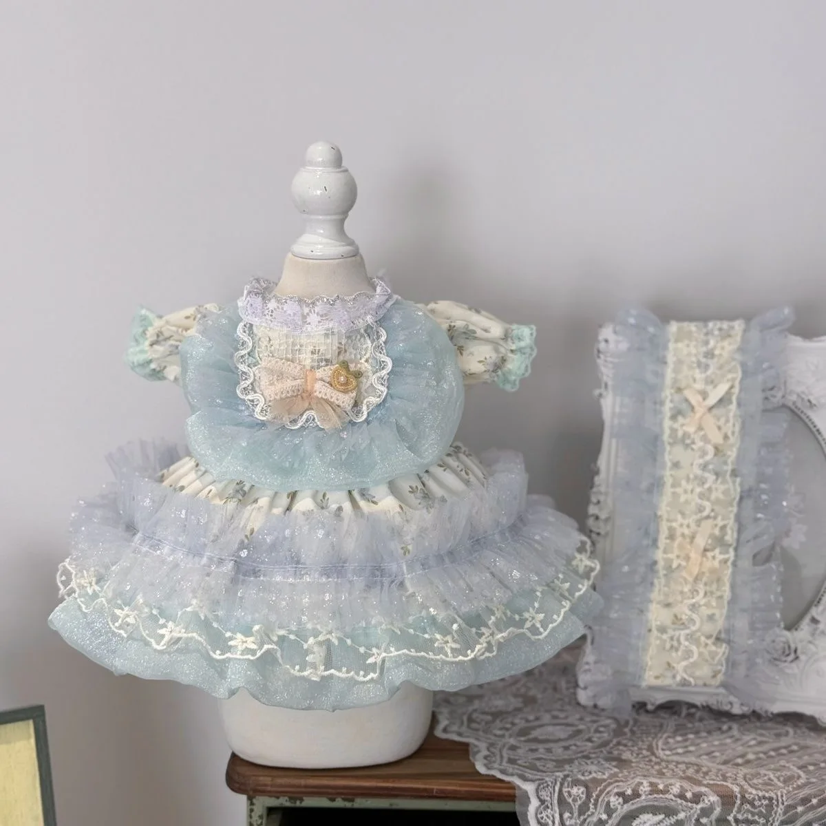 10cm 15cm 20cm 40cm cotton doll clothes, 50cm reborn doll dress with free shipping