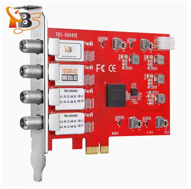 For TBS6904SE Four frequency input pcie receiving card tuner Tuner VCM