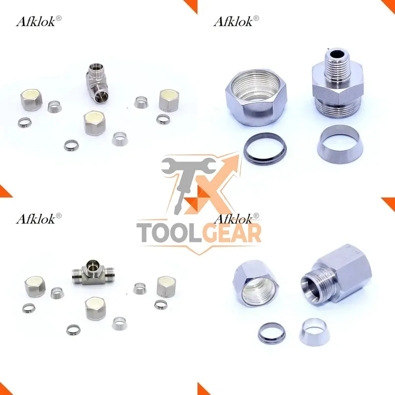 2026hotsale* Front and Back Tube Compression Fitting Stainless Steel Ferrule