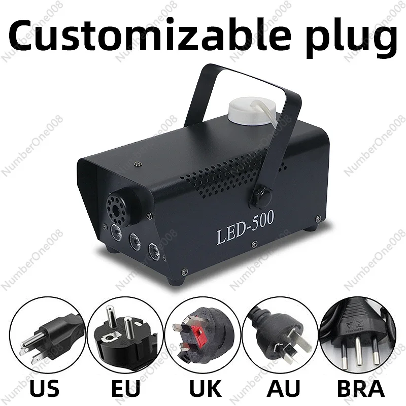 

400/500 Вт дымовая машина, свадебная вечеринка, сценическая вечеринка, светодиодное оборудование для дымовой машины, с дистанционным управлением, мини-дымная машина