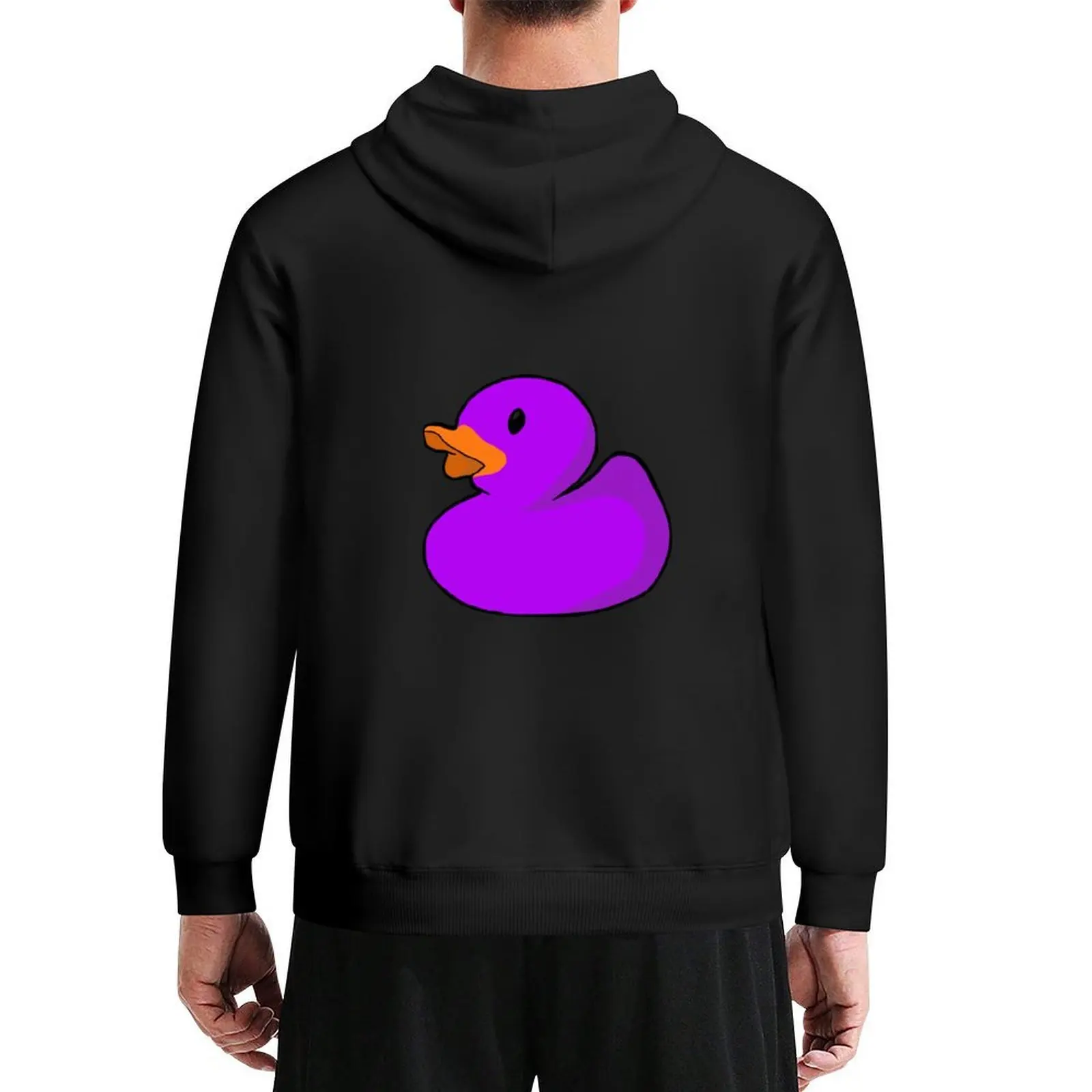 

Purple Rubber Duck Hoodie mens clothing men's winter sweater fashion men blouse new hooded tee