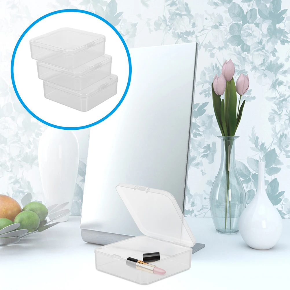 

20pcs Storage Boxes Transparent Containers with Lids for Small Items Organization Plastic Case Organizers