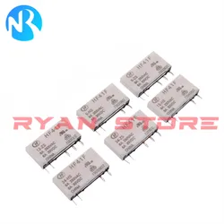 5Pcs Relay HF41F 5V 12 24V 60 HS HST  ZS ZSTG  ZST Z8S 4/5Pin 6A 250VAC HF41F 12-ZST HF41F-5-HS HF41F 24-HST HF41F-60-ZS -12 Z8S