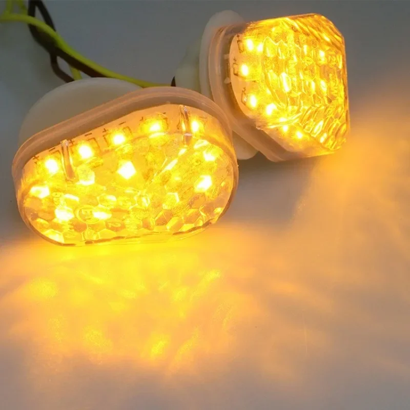 

Zza For Suzuki GSXR K1-K4 SV600/1000 BANDIT 600S/12005 DL650 2pcs Universal Motorcycle Led Turn Signal Indicator Light