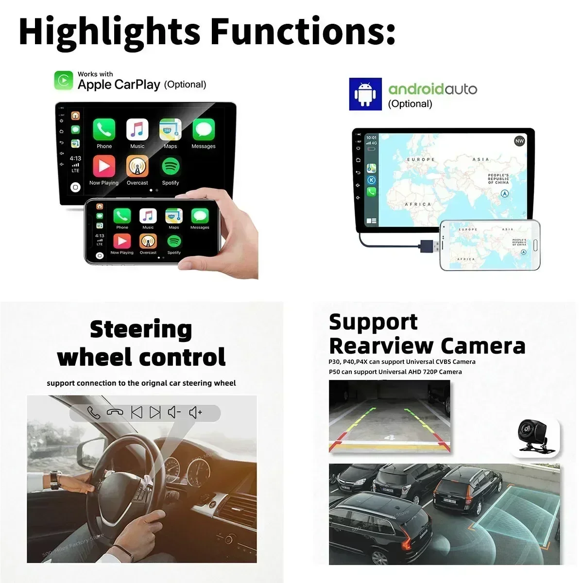 Car Radio For Citroen C3 2018 - 2023 2 Din Android Multimedia GPS Navigation Carplay Android Auto Head Unit Stereo Autoradio view 5