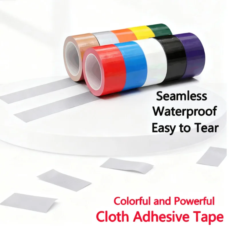 

Single-sided cloth tape, high viscosity, 20 meters, red cloth tape, carpet fixing and edge sealing, special tape for floor film