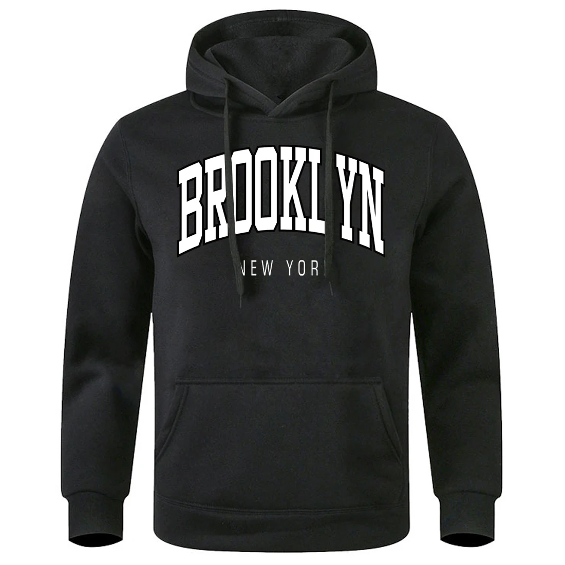 Brooklyn New York Printed Hoodies Men Sports Breathable Comfortable Hoody Classic Retro Streetwear Casual Novelty Fashion Hooded