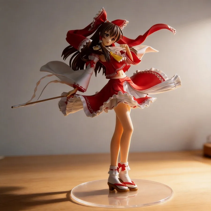 

High Quality Touhou Project Hakurei Reimu Anime Figure 42cm Collection Model Desktop Decoration Ornament Gift for Fans