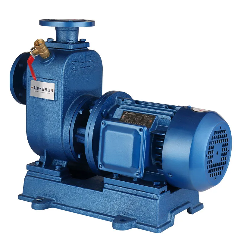 

Horizontal sewage pump Large flow direct connection centrifugal pump Industrial three-phase high-power non-clogging self-priming