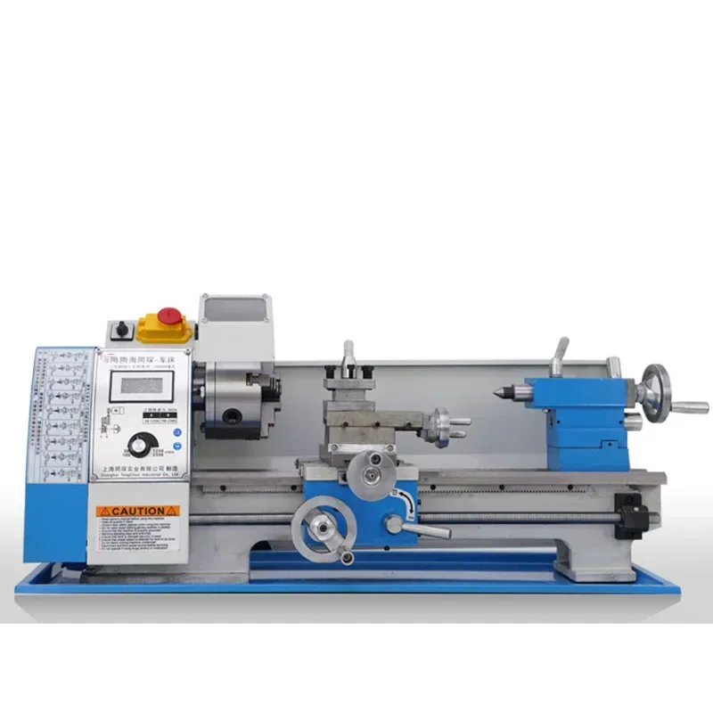 New Electric Multifunctional CNC Lathe Micro-meter Mini Metal Woodworking Machine Tool 220v Household Small Bead Machining