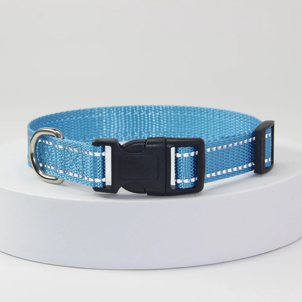 Set aus Nylon-Hundehalsband und Leine, Haustierhalsbänder, Leine für kleine, mittelgroße und große Hunde, Hundezubehör für kleine Hunde – Detail 15