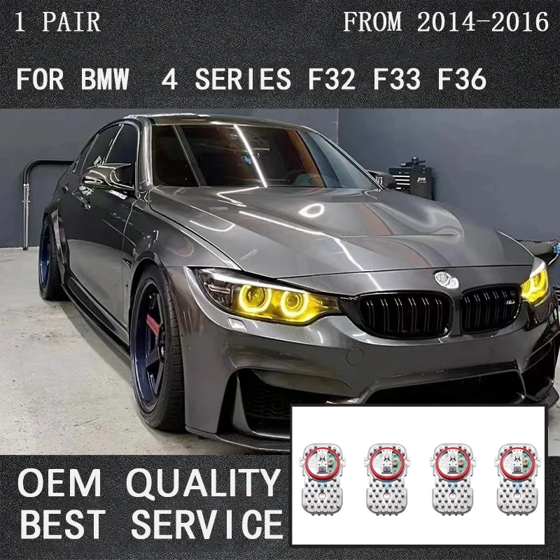 

New Bi Xenon Yellow Angel Eyes DRL For 2015 2016 BMW F80 M3 F32 F33 F36 420D 420i 428i 430 M4 DRL Car Lights 63117263051 7263051