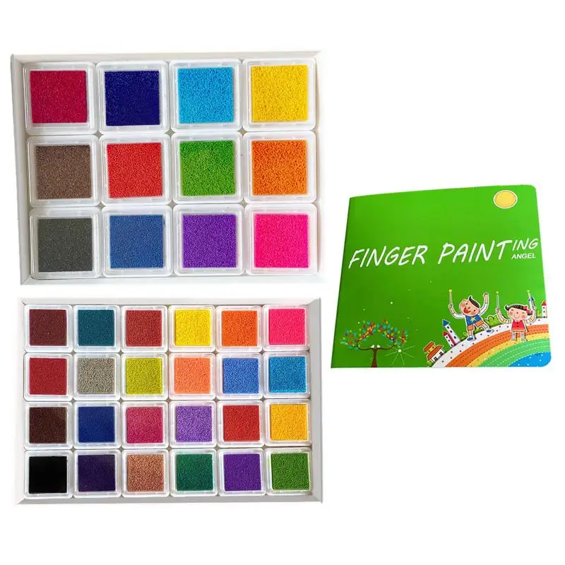Набор для рисования пальцами, 24 цвета