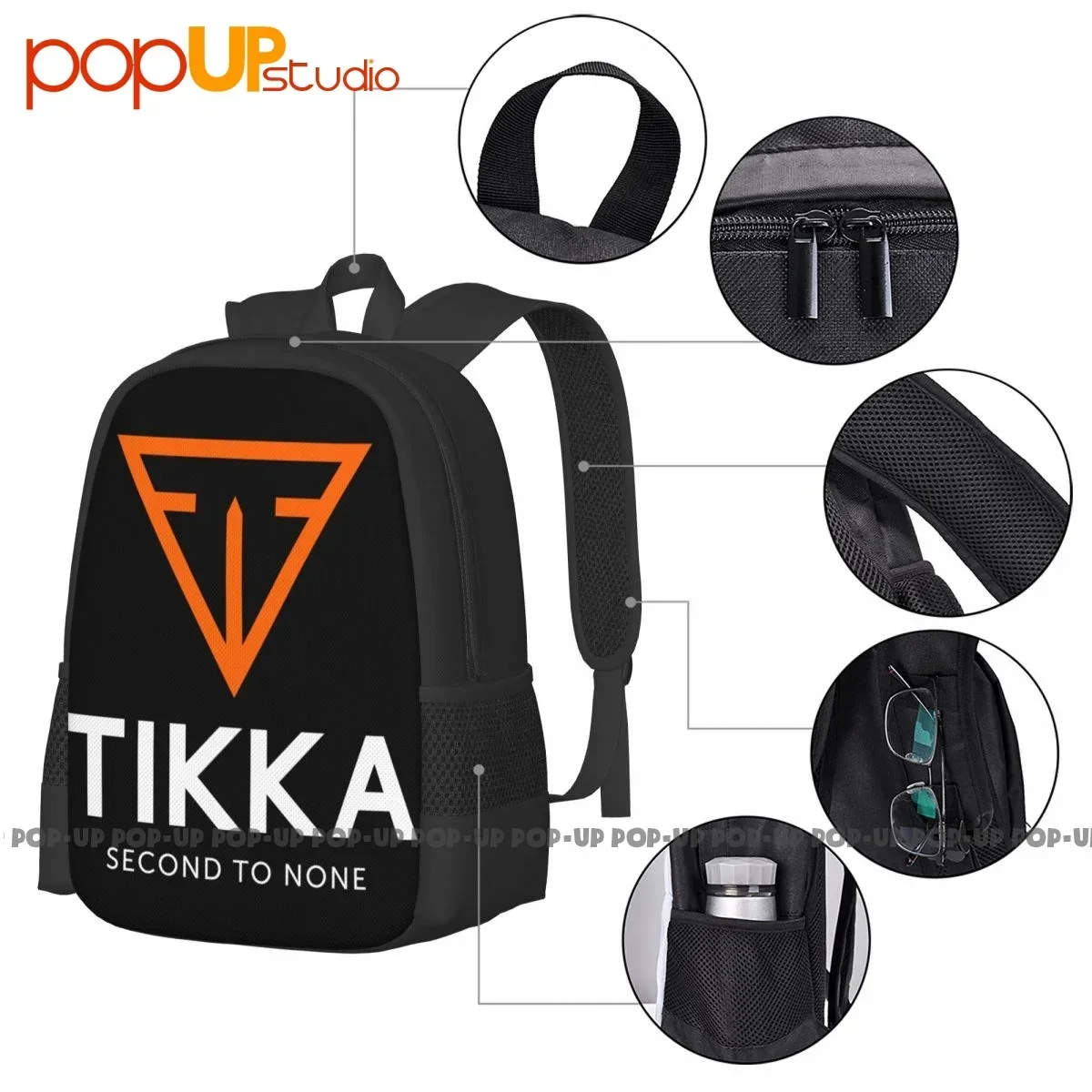 Tikka Logo segundo para ninguno Sako Finlandia Sniper Riffle armas de fuego mochila de gran capacidad bolsas más nuevas para viaje