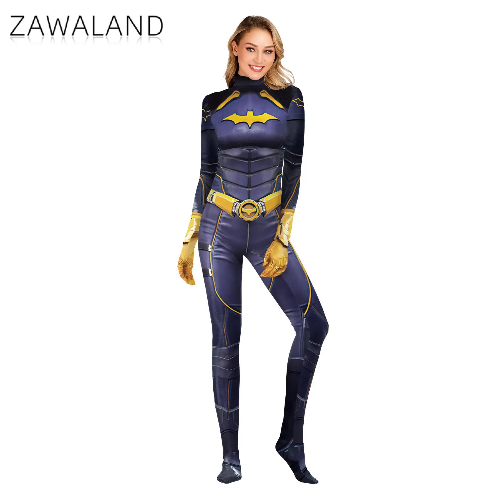 Zawaland 2023 New Women Bodysuit Movie Anime Cosplay Dance Platform Suit Cartoon Cosplay Costume Female Holiday Outfit Halloween