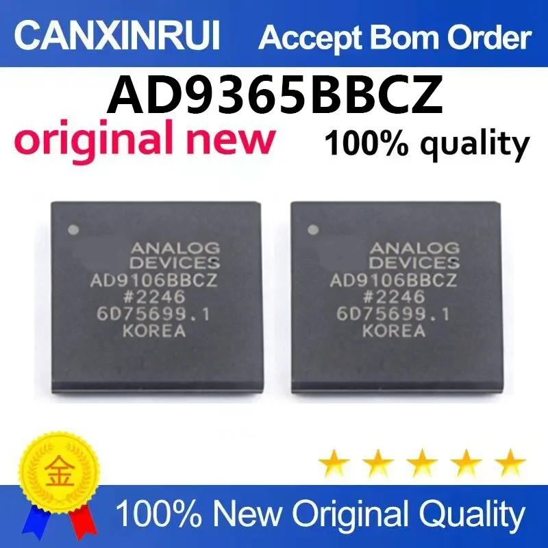 (5pcs-100pcs)Brand new original AD9365BBCZ BGA-144 wireless broadband RF transceiver chip