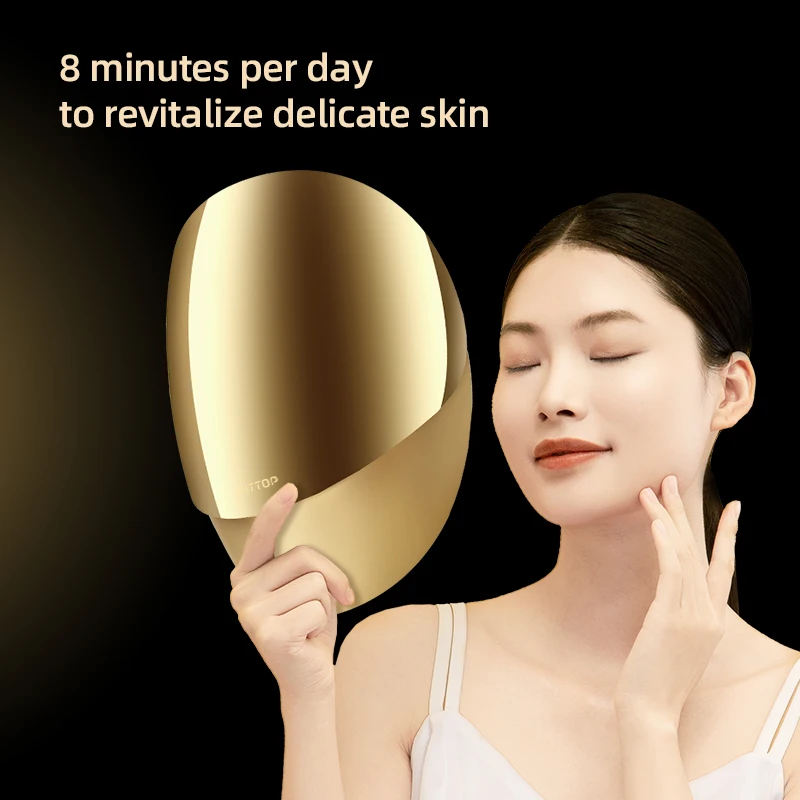 Alles-in-één 3D Smart LED-masker voor thuisgebruik Comfortabel ademend gezichtsmasker met 880 nm rood licht voor rimpelvermindering Huidverzorging