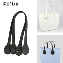 Tanqu Short Long Handle for O Bag with D Buckle Teardrop End Faux Leather Price Handles for OBag Belt Handbag Part