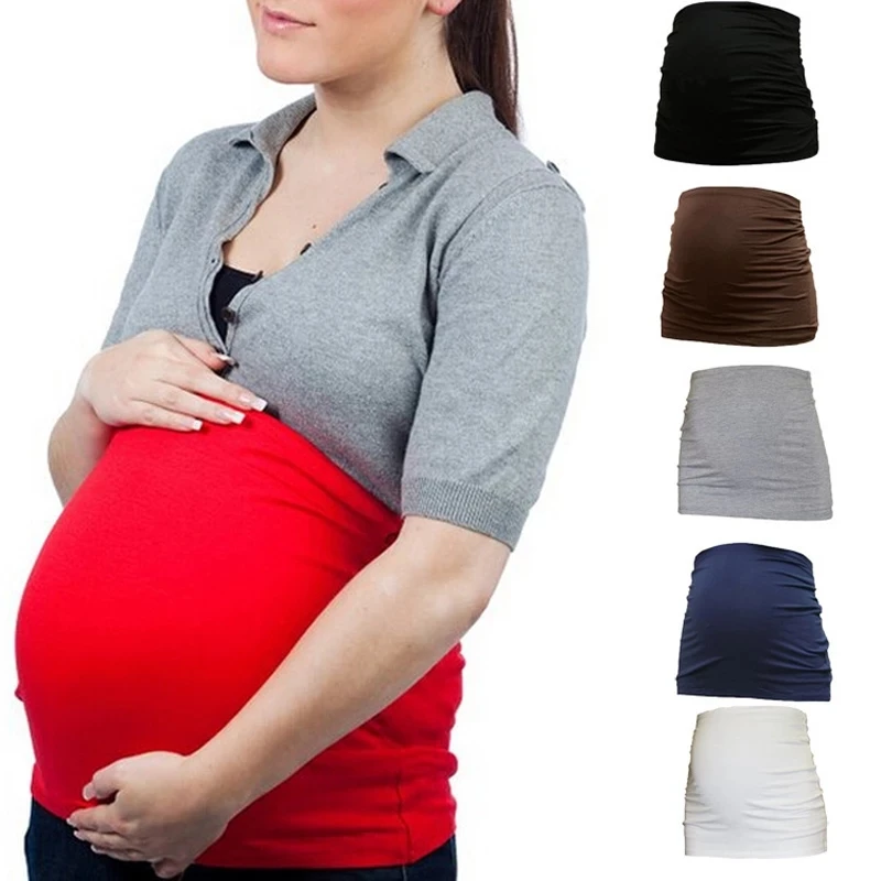 NEW Belly Band with Pants Extenders for Pregnancy and Postpartum, Maternity Shirts Clothing Extender