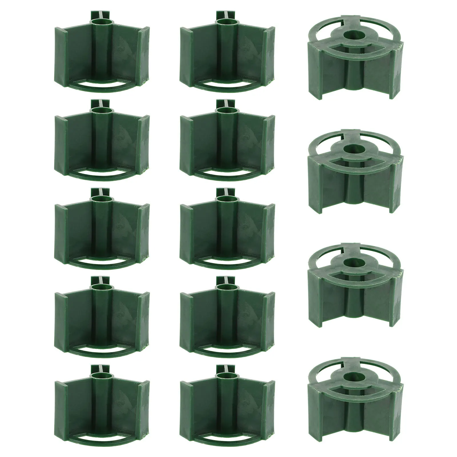 

20Pcs Cemetery Grave Vase Inserts Plastic Flower Holders Cylindrical Stable Brackets for Memorial Flower Arrangements Outdoor