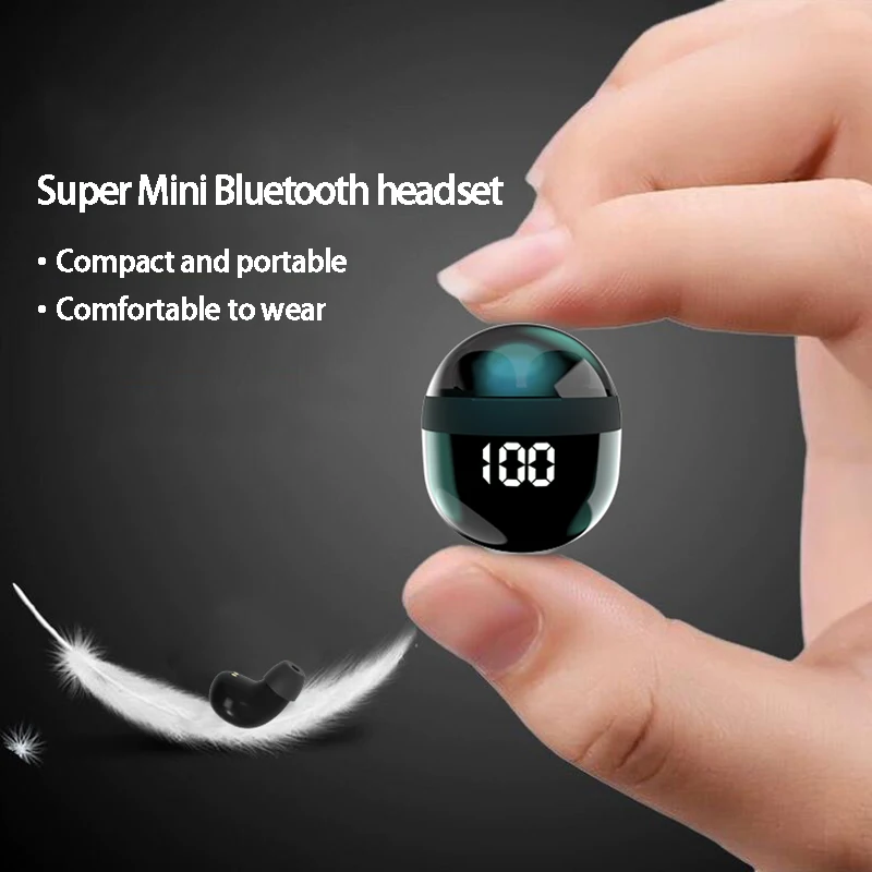 SK18 Heavy Bass Headphones Wireless Bluetooth Earphones Sleeping Headset With Mic Noise Reduction Mini Earbuds For Xiaomi Redmi