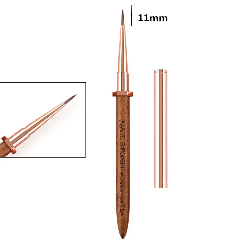 แปรงเพ้นท์เล็บแบบมีด้ามจับ 1/4 ชิ้น แปรงเจลเพ้นท์เล็บ แปรงทาสีเจลเพ้นท์เล็บ แปรงวาดลาย