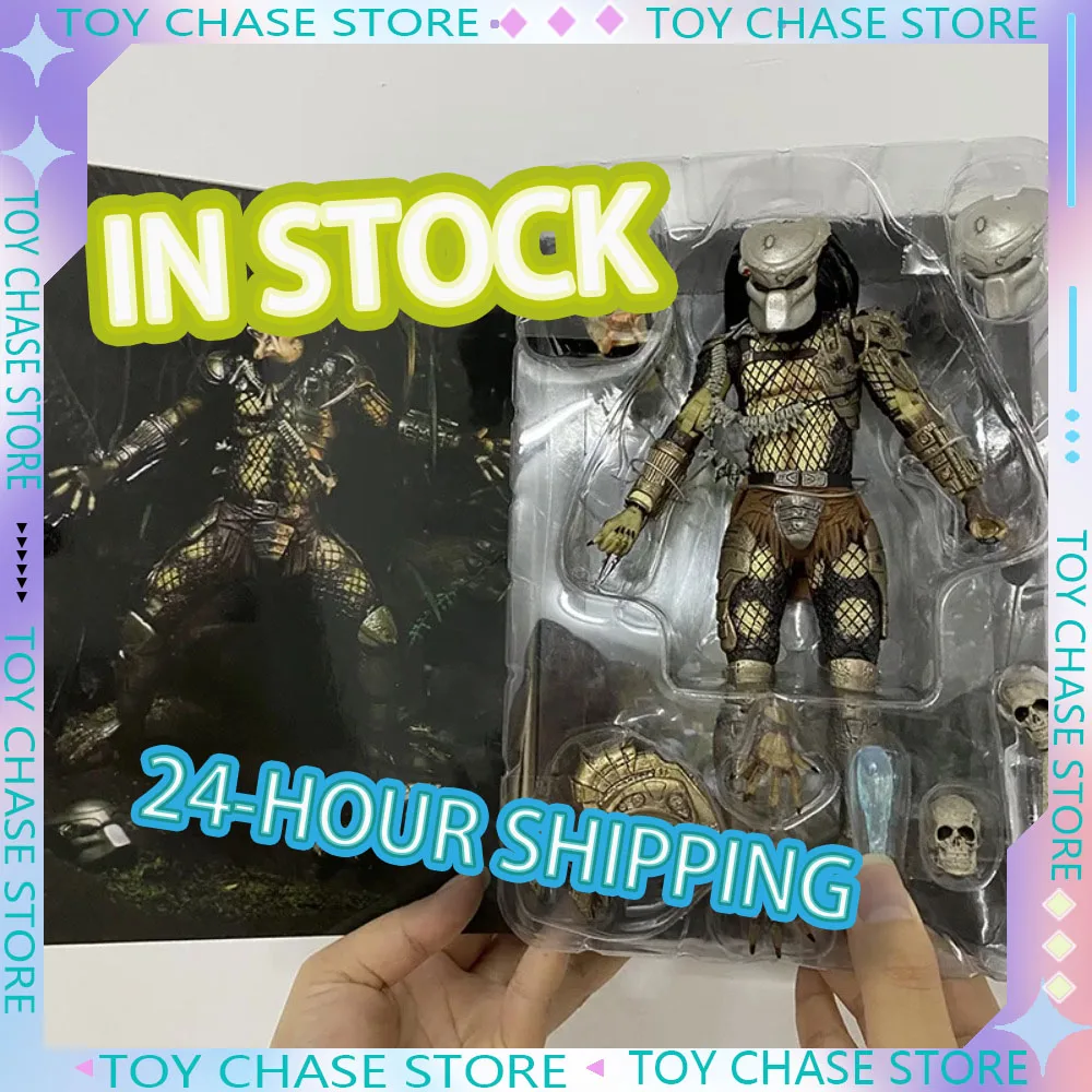 متوفر في المخزون NECA Jungle Hunter Predator شخصيات كرتونية غريبة نموذج قابل للجمع ديكور منزلي متحرك ألعاب أعياد الميلاد #1