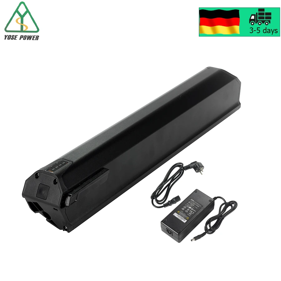 YOSE POWER 36V Battery Pack for NCM DLG Reention Battery Replacement 36V 13Ah Down Tube 18650 Lithium ion Ebike Akku bateria