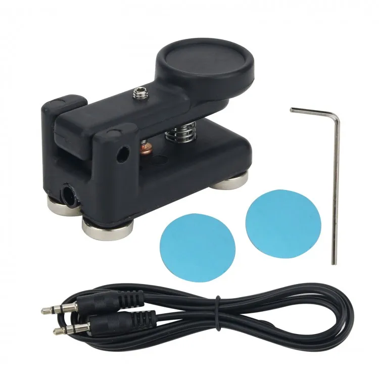 

QU-20A Manual Morse Key CW Key Portable Compact Telegraph Key for Radio Morse Code Practices