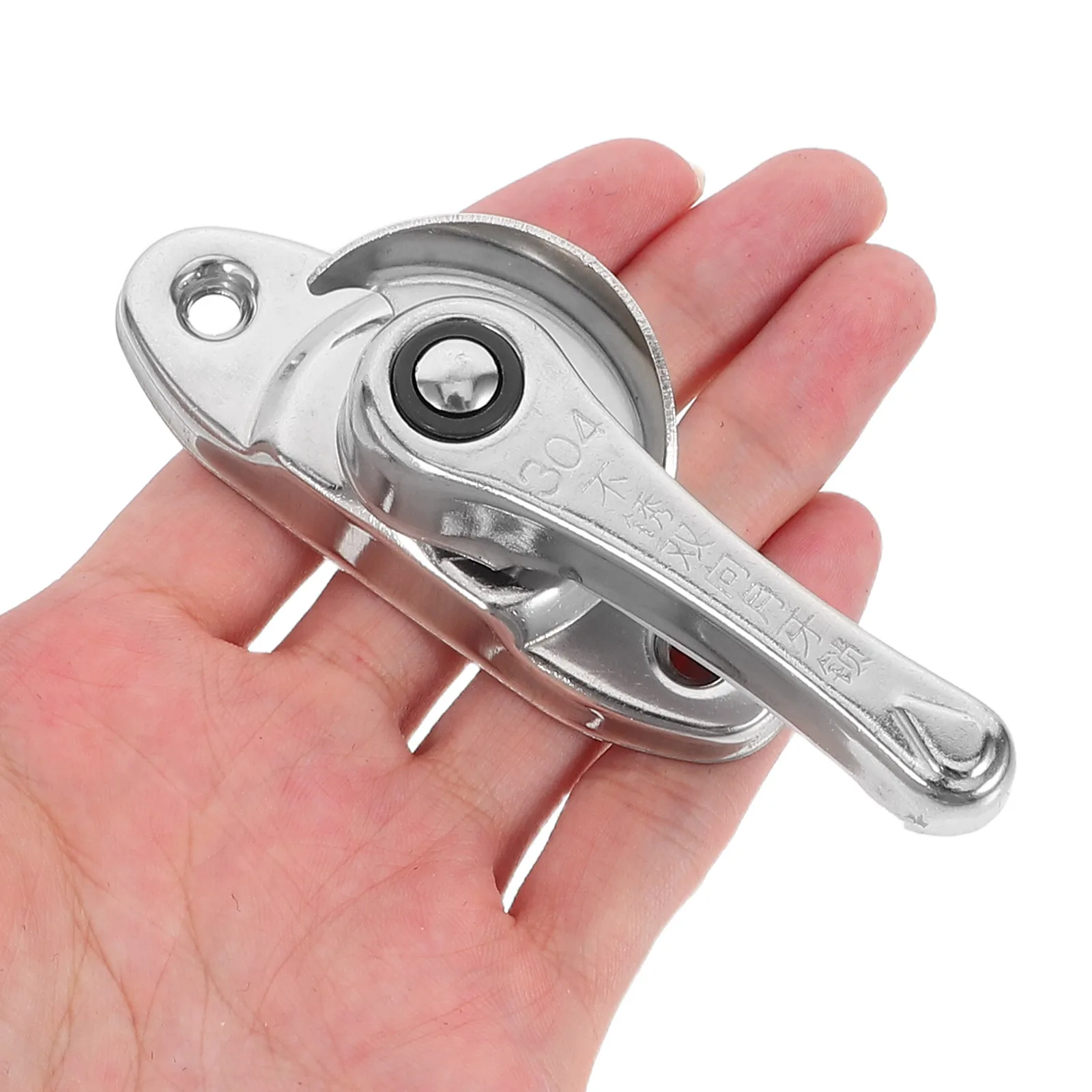 

2 set Half Moon For Sliding Windows Doors Stainless Steel Crescent Sash Lock Window Security Lock Child Safety Door Buckle