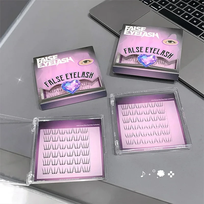 Gege Bear K-pop Lash bez kleju - naturalne i puszyste, natychmiastowe powiększenie oczu, możliwość noszenia bez makijażu, lekkie i kręcone