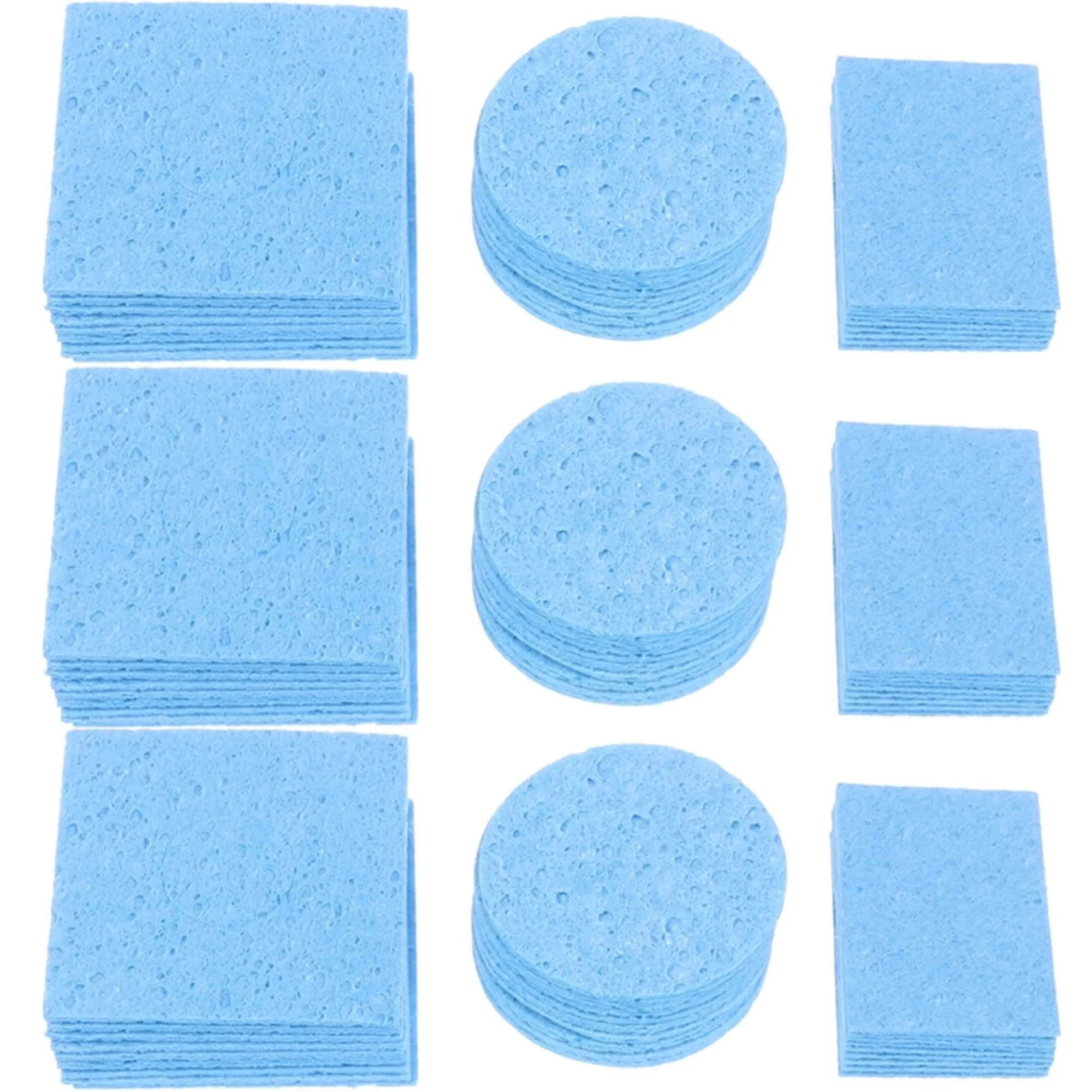 10Pcs Blue Soldering Sponge For BGA Soldering Iron Tip Cleaning Welding Head Cleaner Tools