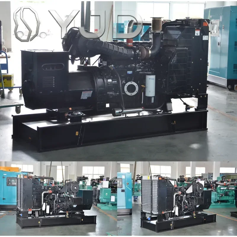 YJD Diesel Generator Power Station perkiss 160kw 200kva Water Cooled Open Type Auto Start ATS Silent Type Cheap Price Factory