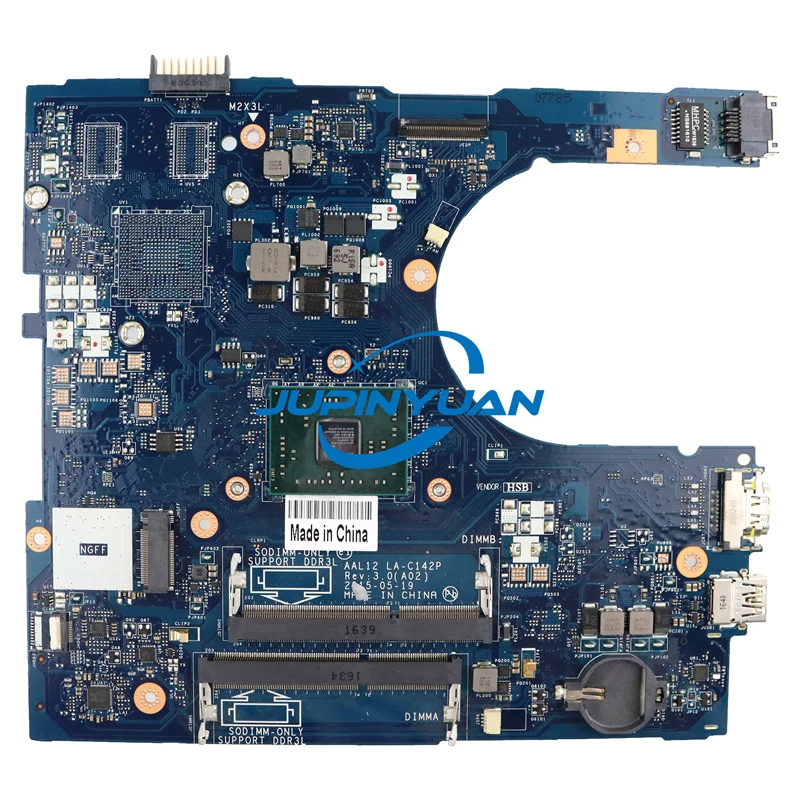 For Dell Inspiron 15 5000 5455 5555 5755 Laptop Motherboard CN-01N0C6 01N0C6 1N0C6 AAL12 LA-C142P With A8-7410 Full Tested OK